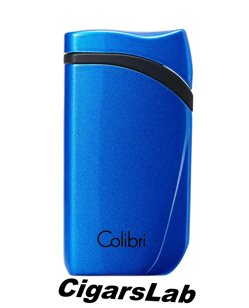 Зажигалка сигарная Colibri Falcon, синий металлик