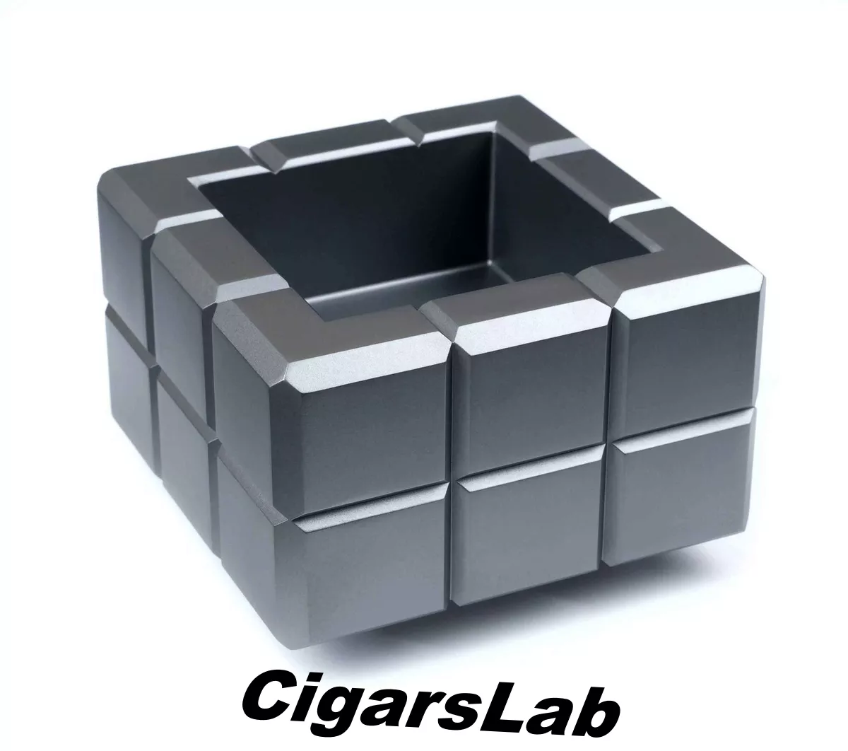 Пепельница Colibri Heritage Cube, Оружейная сталь AT125T3