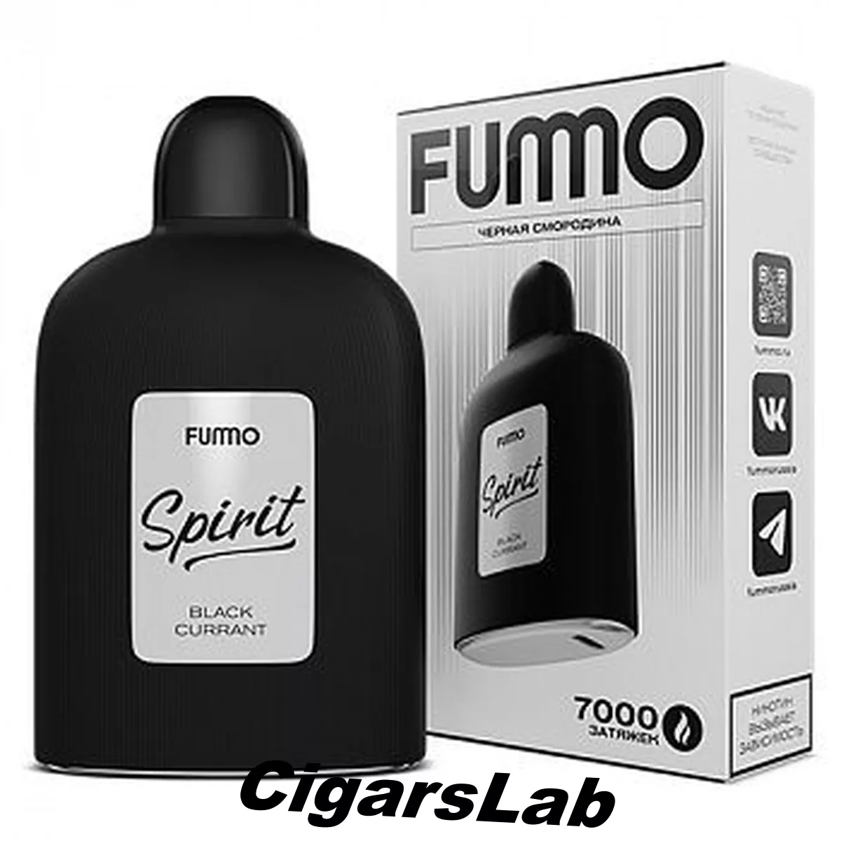 POD система Fummo - Spirit 7000 затяжек - Киви - Гуава - Маракуйя - 2% - (1 шт.)