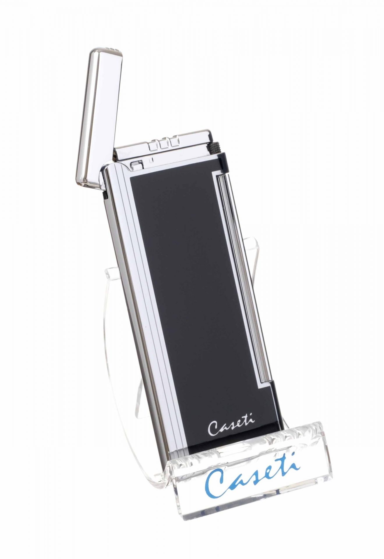 Зажигалка Caseti кремниевая, супертонкая, черная preview