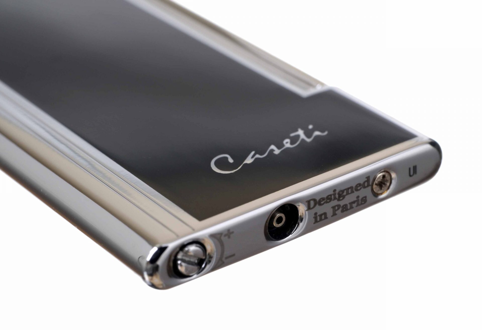 Зажигалка Caseti кремниевая, супертонкая, черная preview