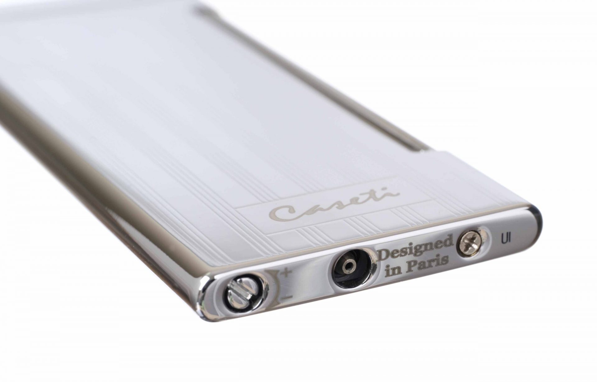 Зажигалка Caseti кремниевая, супертонкая, хром preview