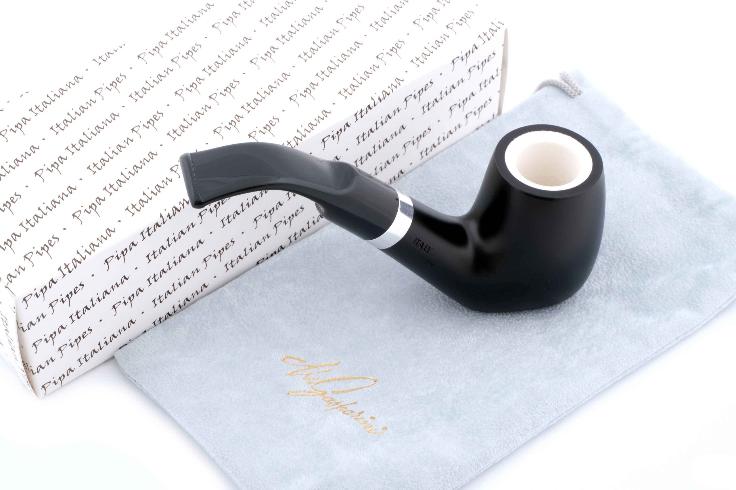 Трубка Gasparini черная с пенкой, Форма 34 preview