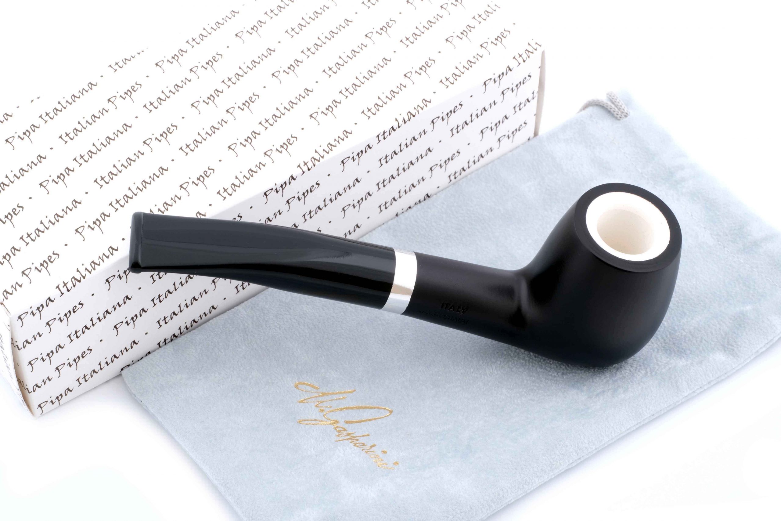 Трубка Gasparini черная с пенкой, Форма 37 preview