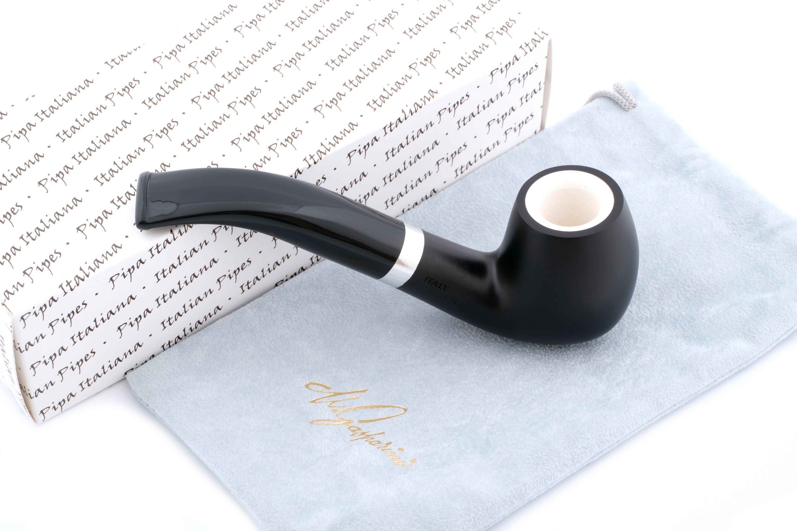 Трубка Gasparini черная с пенкой, Форма 38 preview