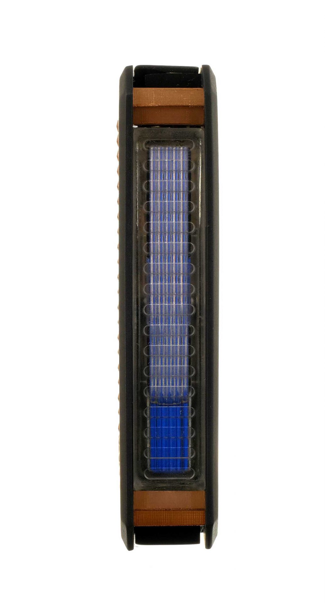 Зажигалка сигарная Colibri Rally, черная-красное золото preview