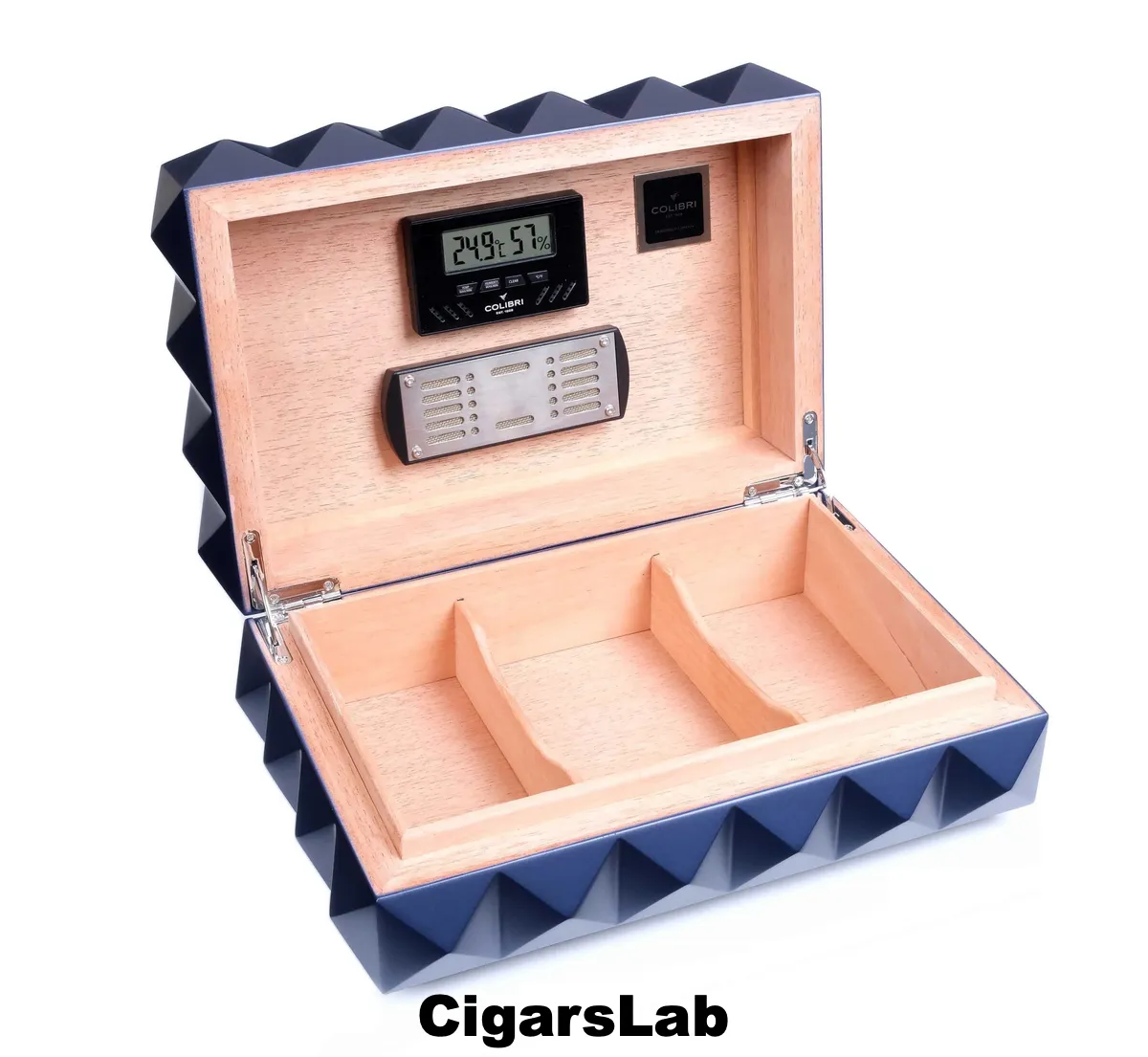 Хьюмидор Colibri Quasar на 40 сигар, Синий лак Navy preview