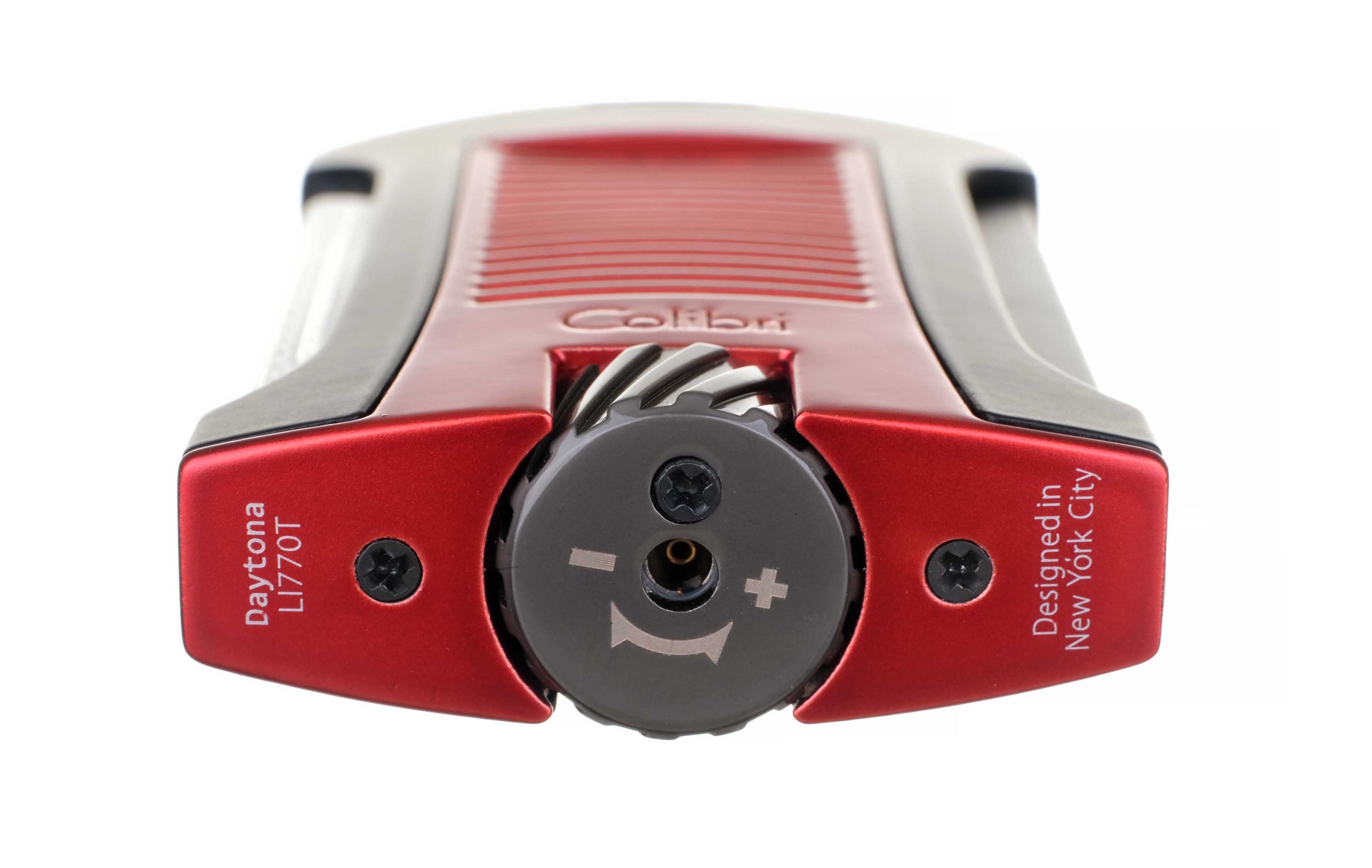 Зажигалка сигарная Colibri Daytona, черно-красная preview