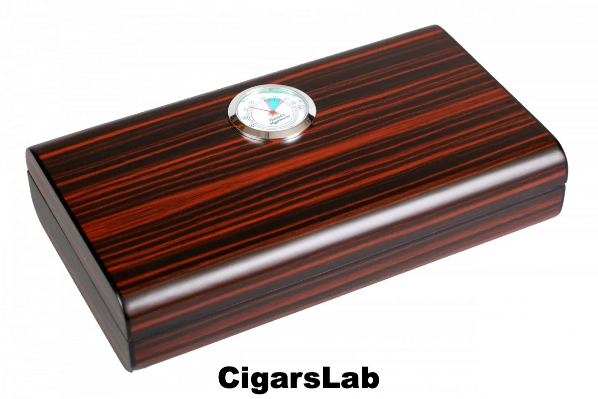 Хьюмидор Lubinski дорожный на 5 сигар, Эбеновое дерево