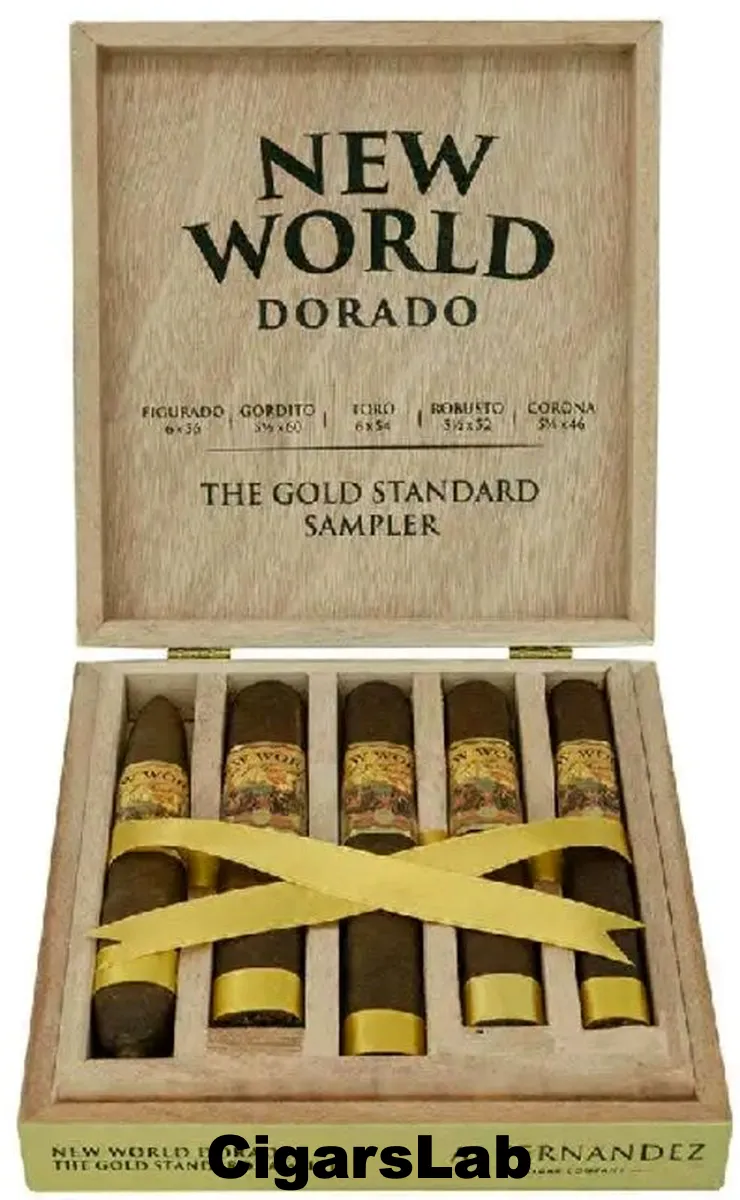 SET 5 New World Dorado Sampler 5 Cigars