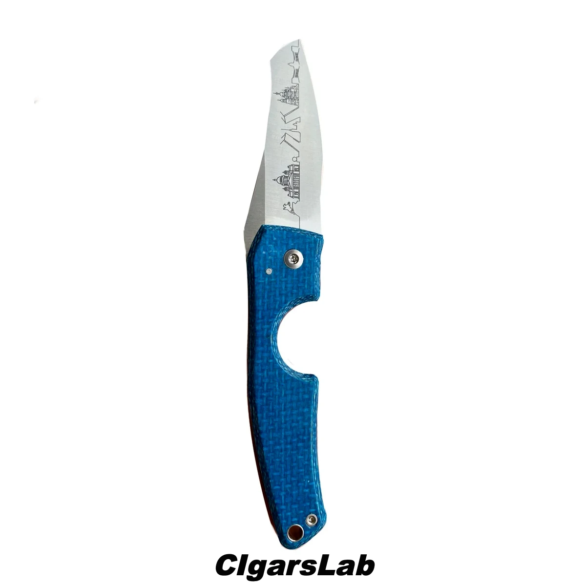 Нож для сигар St. Petersburg Blue Micarta от Les Fines Lames ST. PETERSBURG BLUE MICARTA
