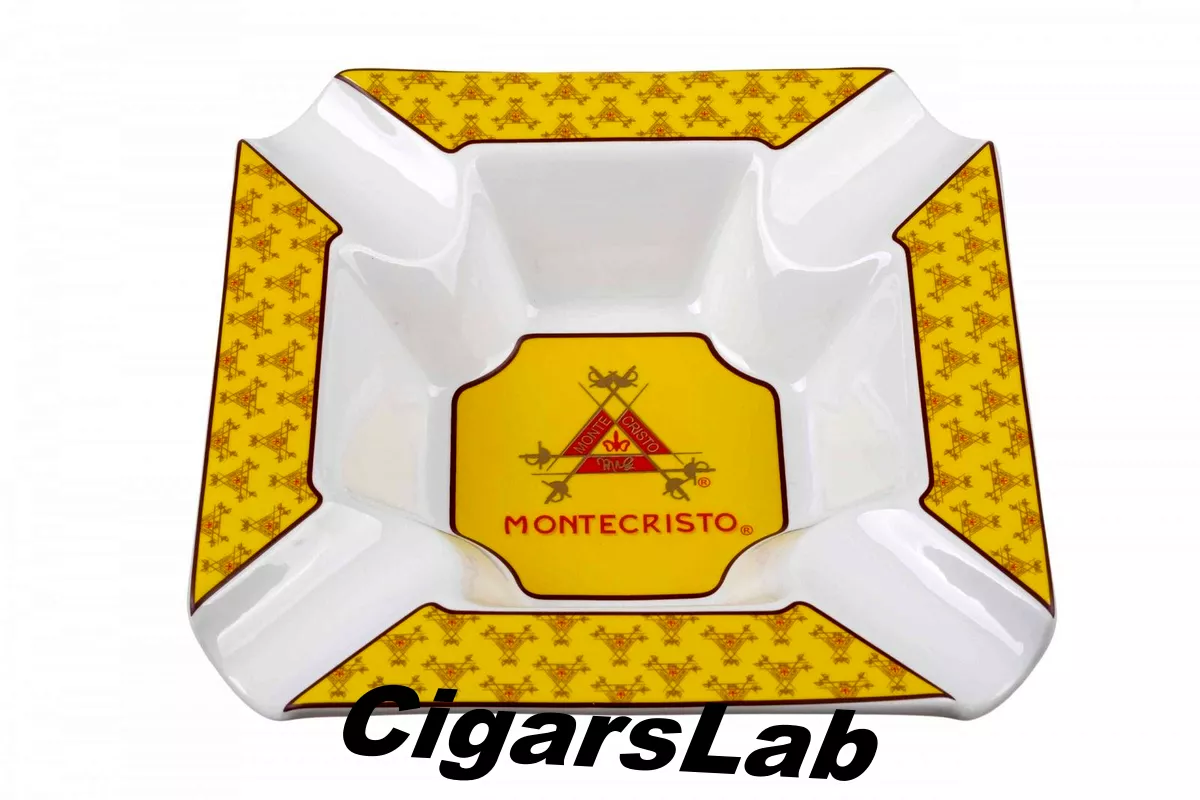 Пепельница Tom River на 4 сигары, керамика, Montecristo ASH-36M